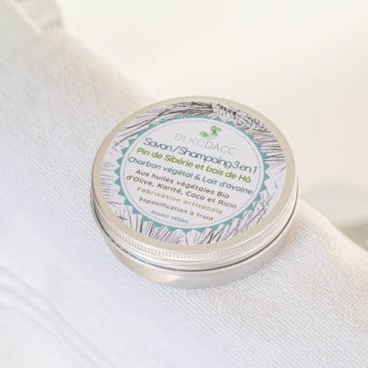 Savon naturel 3 en 1 corps, cheveux, rasage vegan