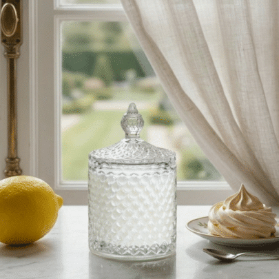 bougie citron meringué